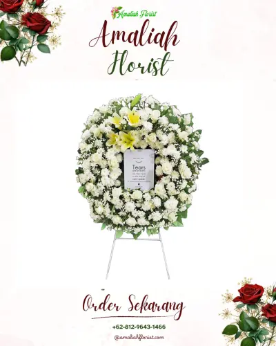 Krans Bunga Duka Cita di Wanatawang