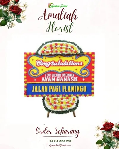 Bunga Papan Congratulation di Wanatawang